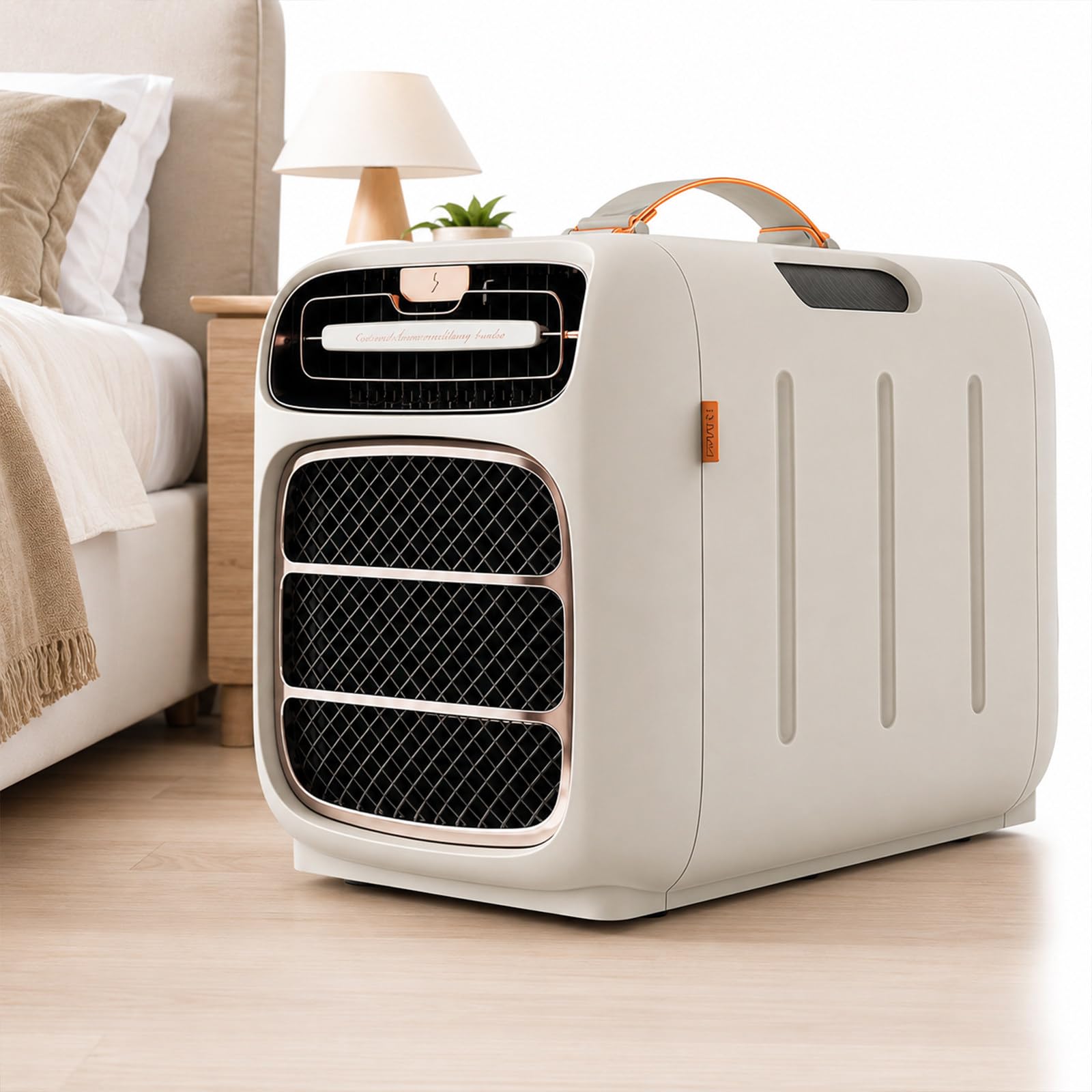 JIYINGHUI Camping Air Conditioner 4-in-1, 4800 BTU Portable AC with Cooling, Dehumidifying, Fan and Sleep Mode for Caravan, Tent and Bedroom