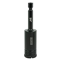 Vista 1 de Sierra perforadora de diamante de 3/4 pulgadas, vástago hexagonal, broca de diamante soldada al vacío de una pieza, broca eléctrica para granito