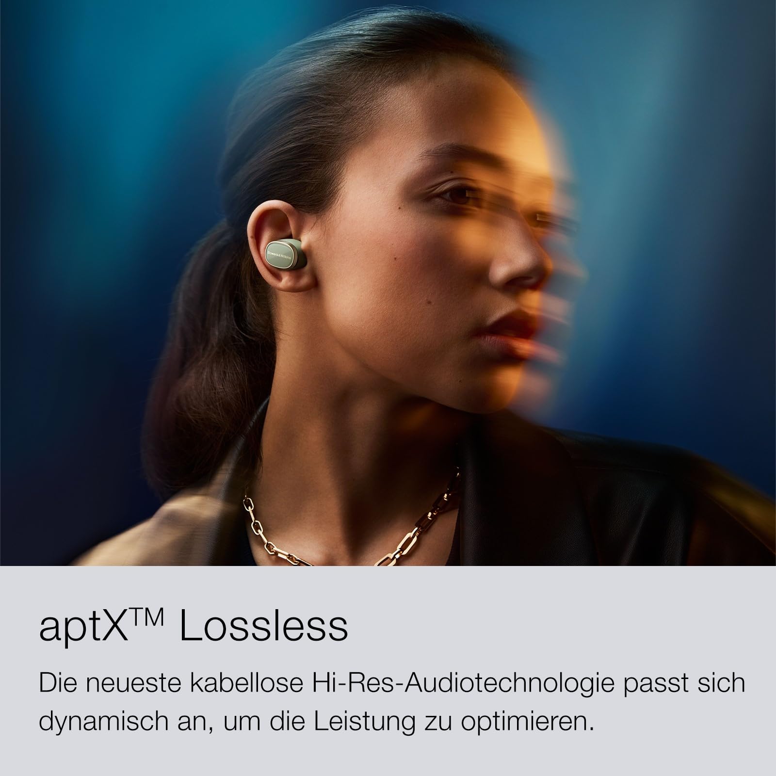 Bowers & Wilkins Pi8 kabellose True Wireless Kopfhörer mit Aktiver Geräuschunterdrückung, Bluetooth, AptX, Ladecase mit Wireless-Audioübertragung – Anthrazit Schwarz