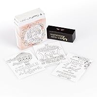 Vista 3 de Faith Hope Love Coloring Cards - Inspirational Cards to