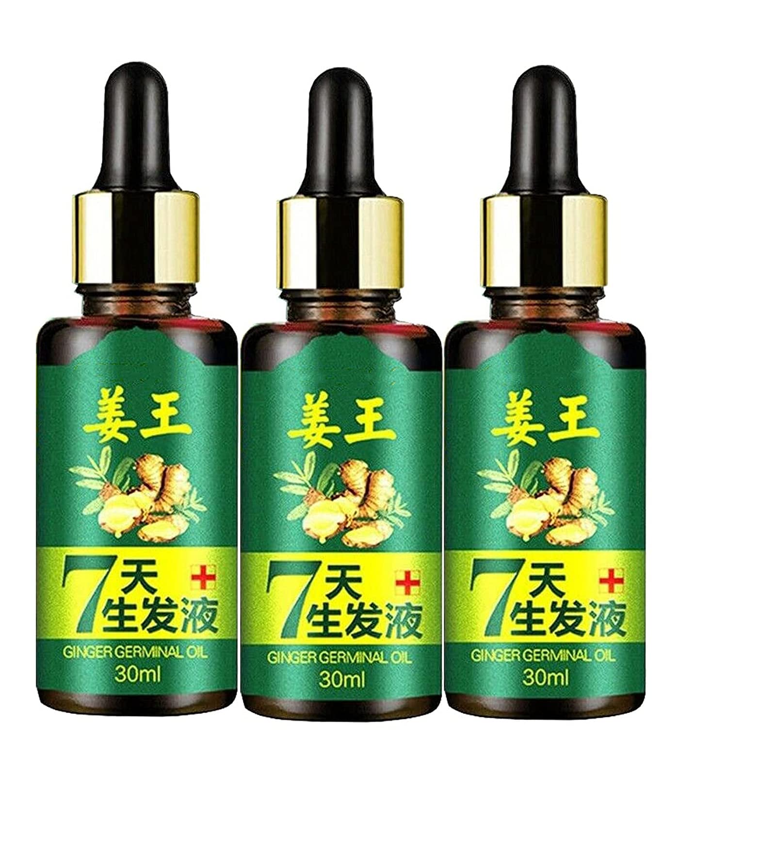 Sérum à Base De Gingembre Pour Croissance Cheveux - Flacon 10/20/40ml - Renforce Cheveux Fins