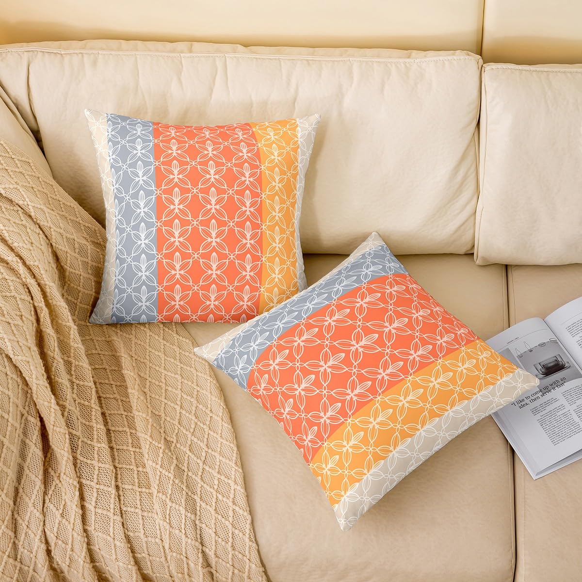 Juego De 4 Fundas De Almohada Aztecas Nativas Americanas De 18 X 18 Pulgadas, Decoración Rústica De Estilo Mexicano Del Suroeste Para Exteriores, Decoración De Navidad, Para Sofá, Hogar, Color Rojo