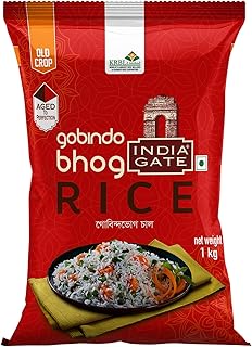 India Gate Raw and Aged gobindobhog Rice 1kg