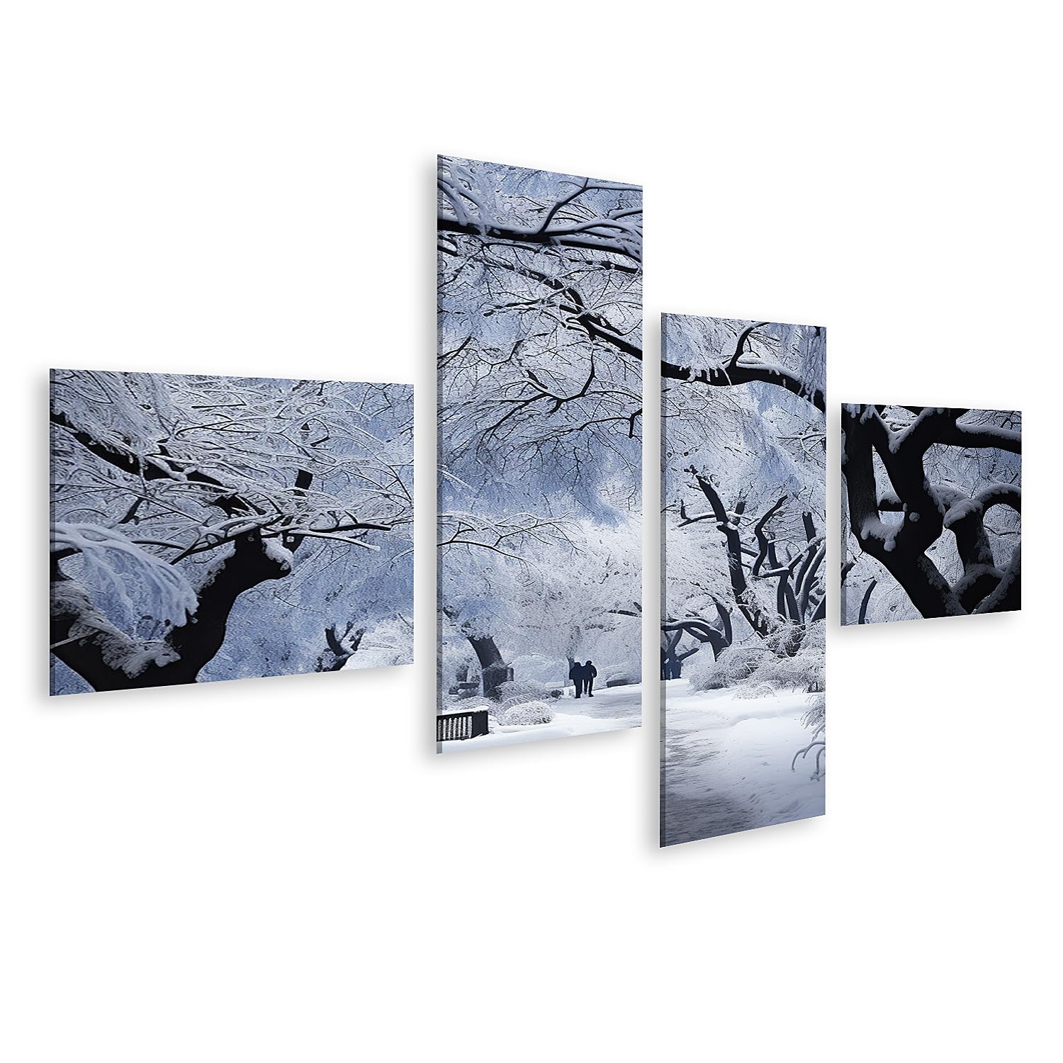 islandburner Prime, immagine su tela, pesante, gigante, neve, strada, bella foresta congelata, immagini da parete, poster
