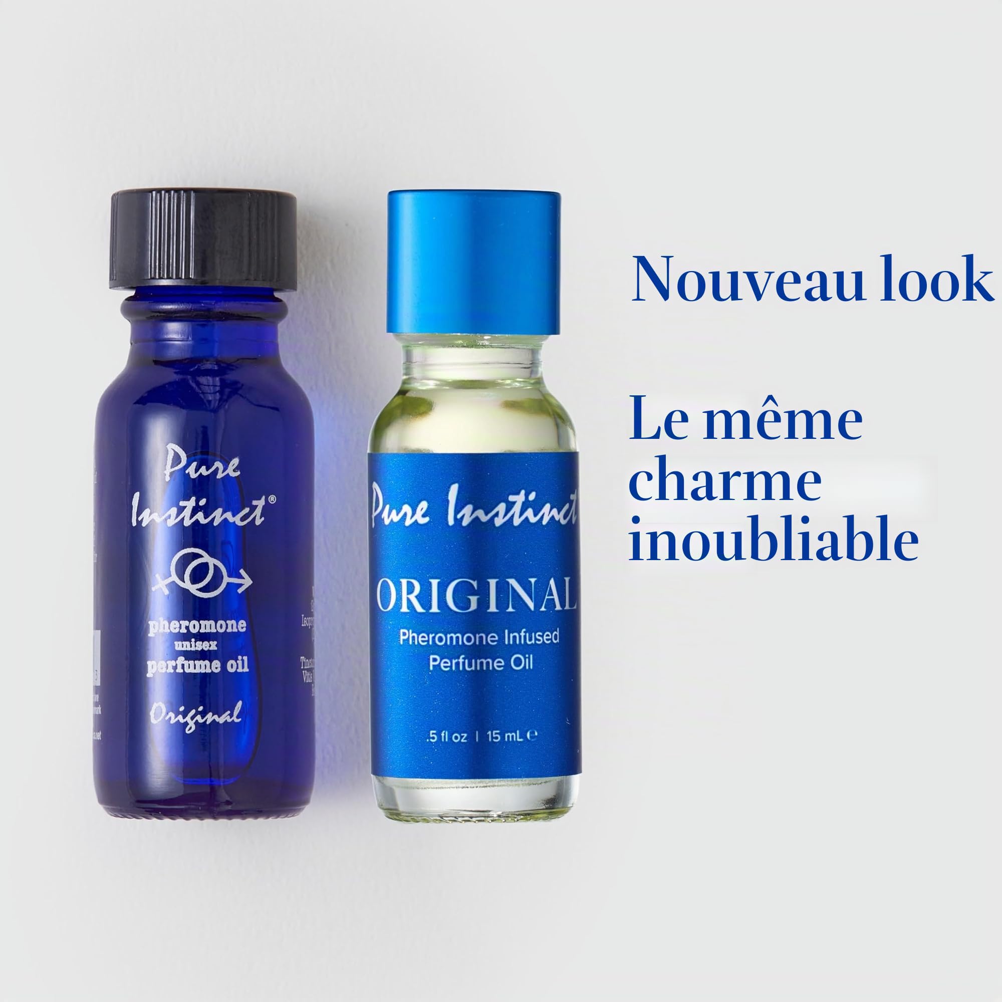 Pure Instinct (3-Pack) - Le parfum original aux huiles essentielles infusées de phéromones Cologne - Unisexe attire les hommes et les femmes - TSA Ready