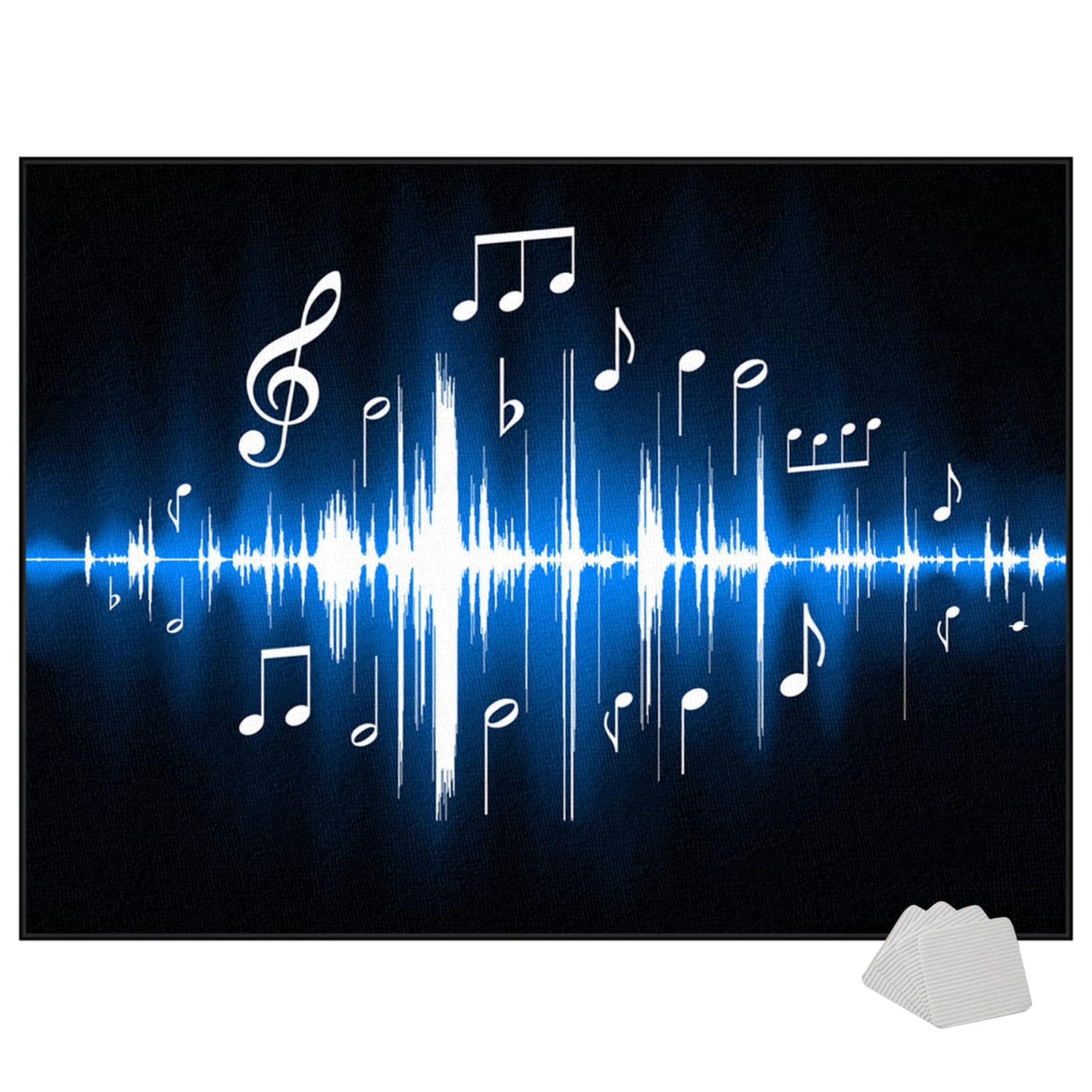 Soundproof Rug Drum Carpet for Drums & Percussion Drum Mat Drum Rug Professional Drum Carpet for Electronic Drums Bass Drum Snare Drums Racks Guitars Drum Kit Etc Musical Instruments 200 x 180 cm