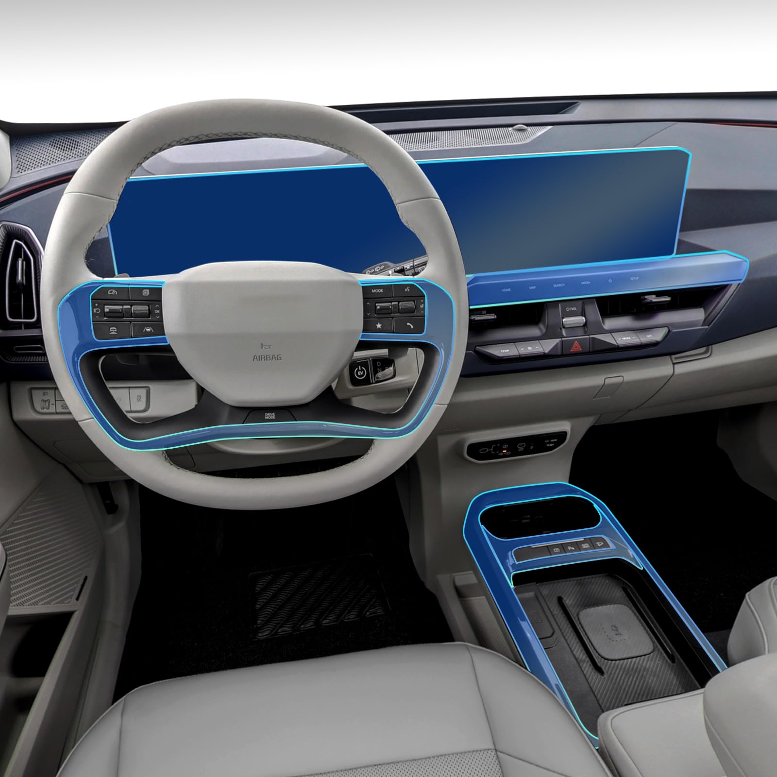 FDAIUN for 2024-2025 Kia EV5 PPF Precut 8.5Mil Car Paint Protective Film TPU HD Film Scratch Protector Interior Accessories