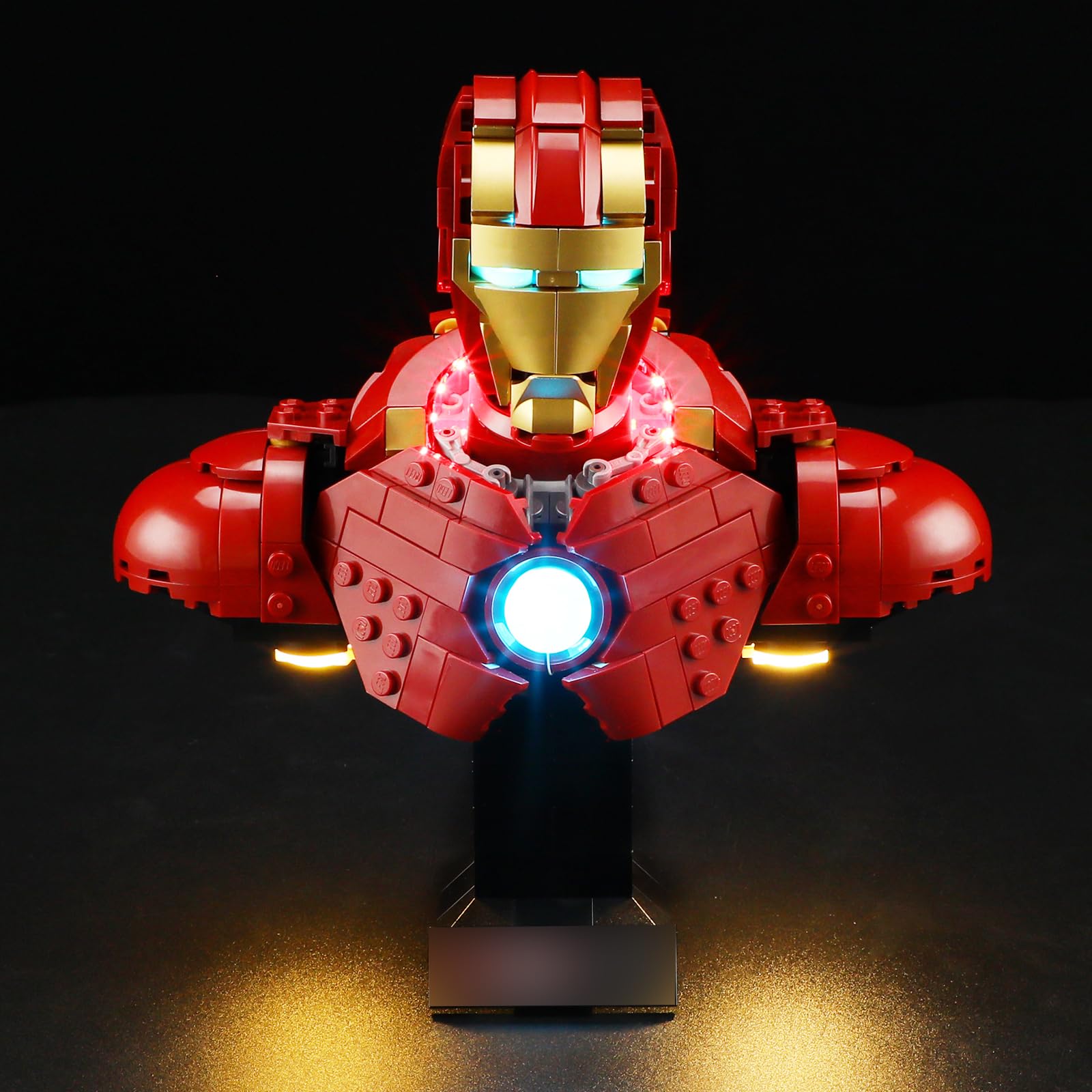 BRIKSMAX 2.0 Light Kit for Lego Iron Man MK4 Bust -Innovative Led Lighting Compatible with Lego Marvel 76327 - Not Included Lego Set
