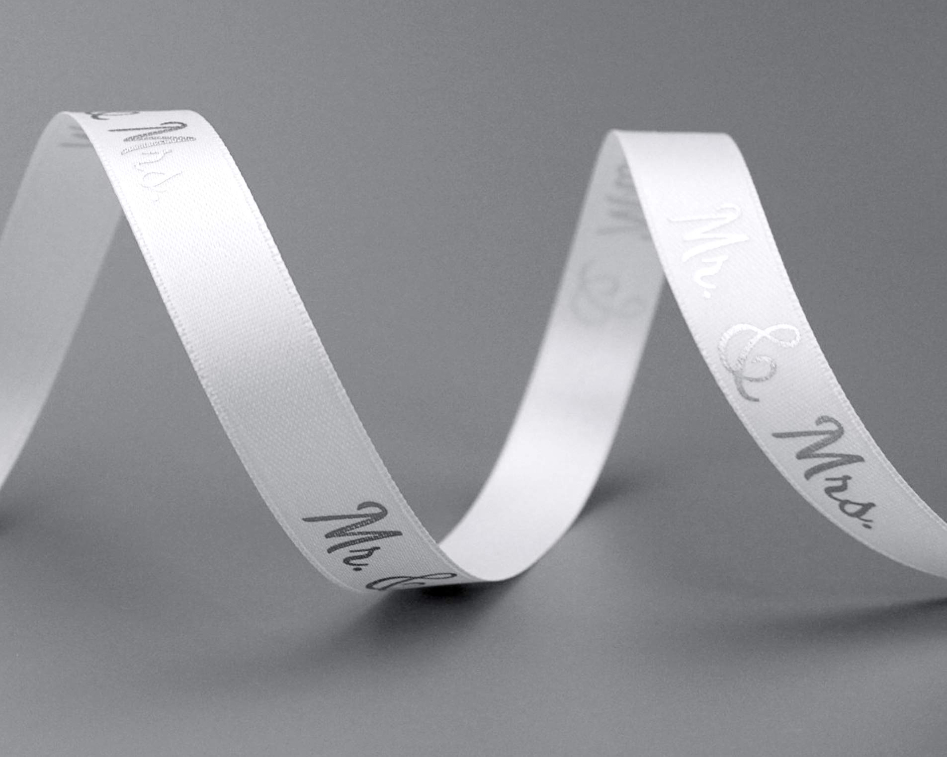 Mr & Mrs Hochzeitsband Gold - 10m Schleifenband Für Geschenke & Deko