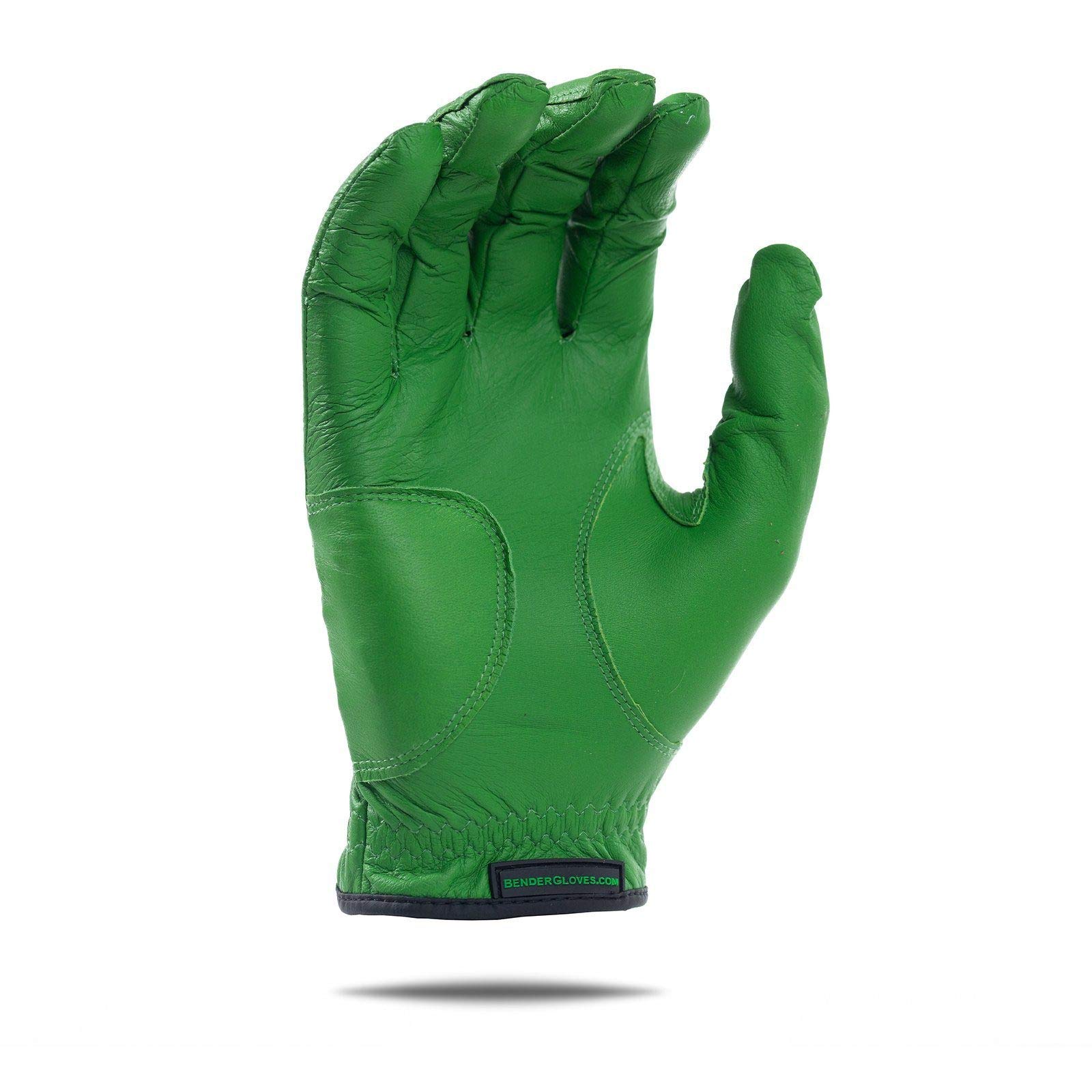 Bender Gloves - Men's Golf Glove, Durable Cabretta Leather Material, Unique Golf Gloves Men Right Handed Golfer (Wear On Left)