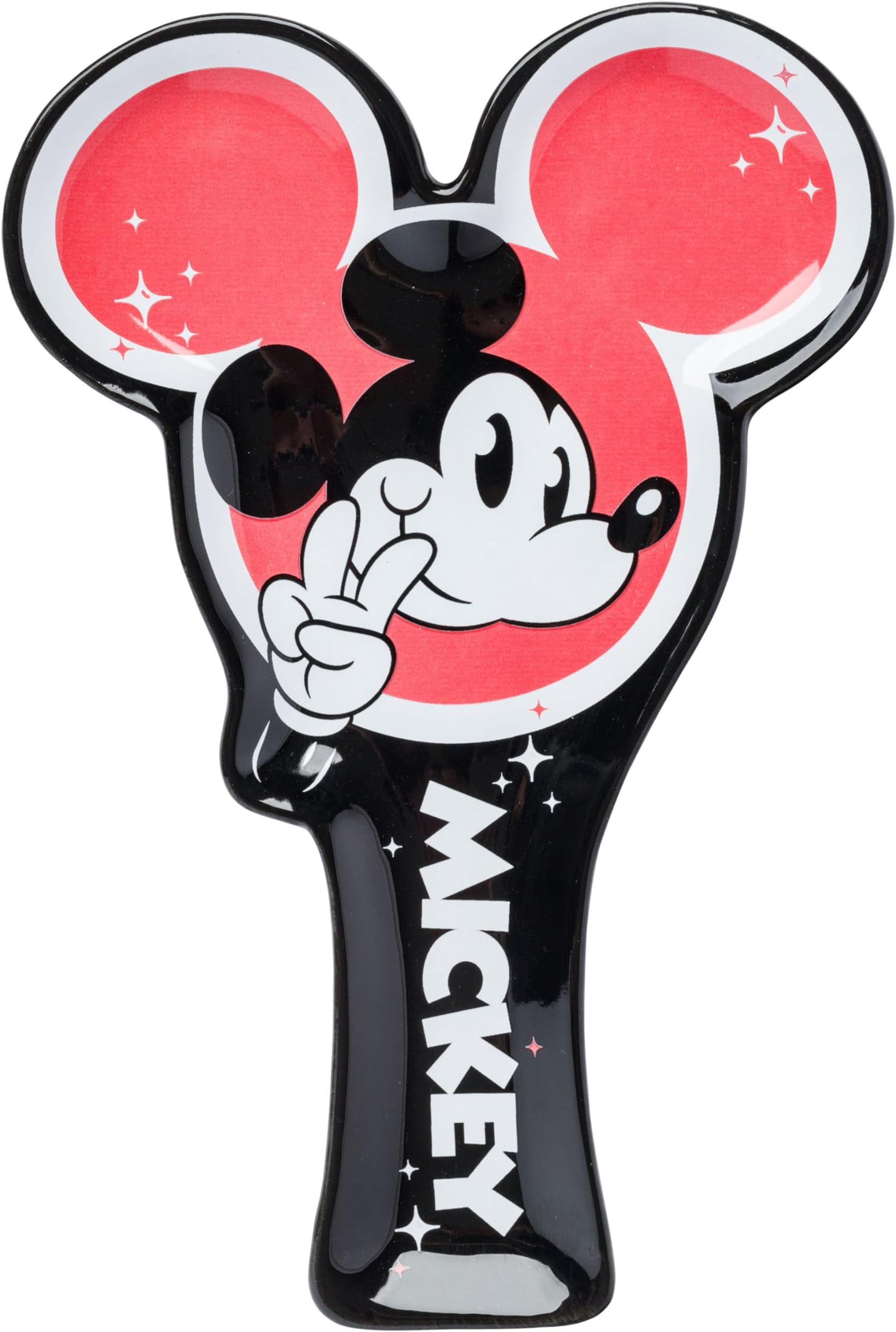 Silver Buffalo Disney Mickey Mouse Sculpted Ceramic Spoon Rest, 8.11” x 5.43”