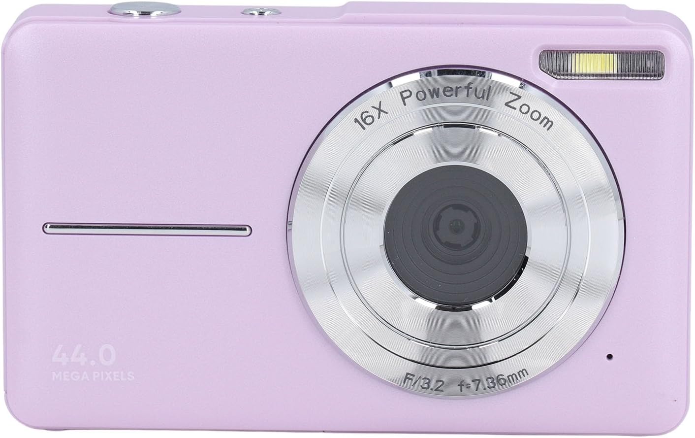 Digital Camera, 1080P Compact Camera with 2.5 Inch Display, 44MP 16X Zoom Auto Focus Anti Shake Digital Camera for Travel Life Recording (US Plug)