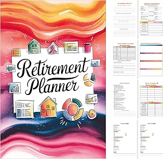 Retirement Life Planner, Retirement Expense Tracker, Finance Planning Journal, Tear-Resistant Pages, Multifunctional Layou...