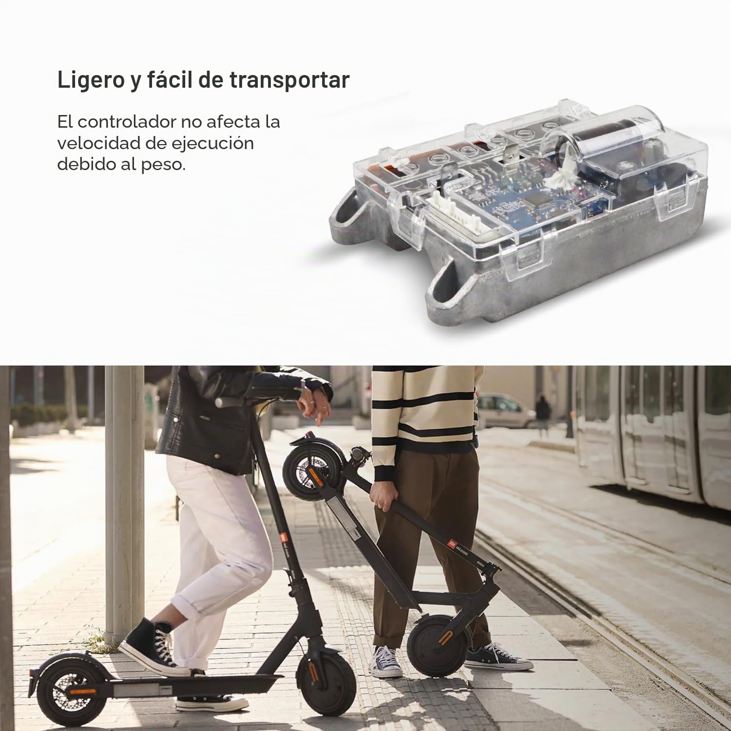 Controlador de Scooter Tablero Principal Versión Mejorada Unidad de Control Central 2.4-3.0 Compatible para Scooter eléctrico Xiaomi 1S M365Pro Pro2