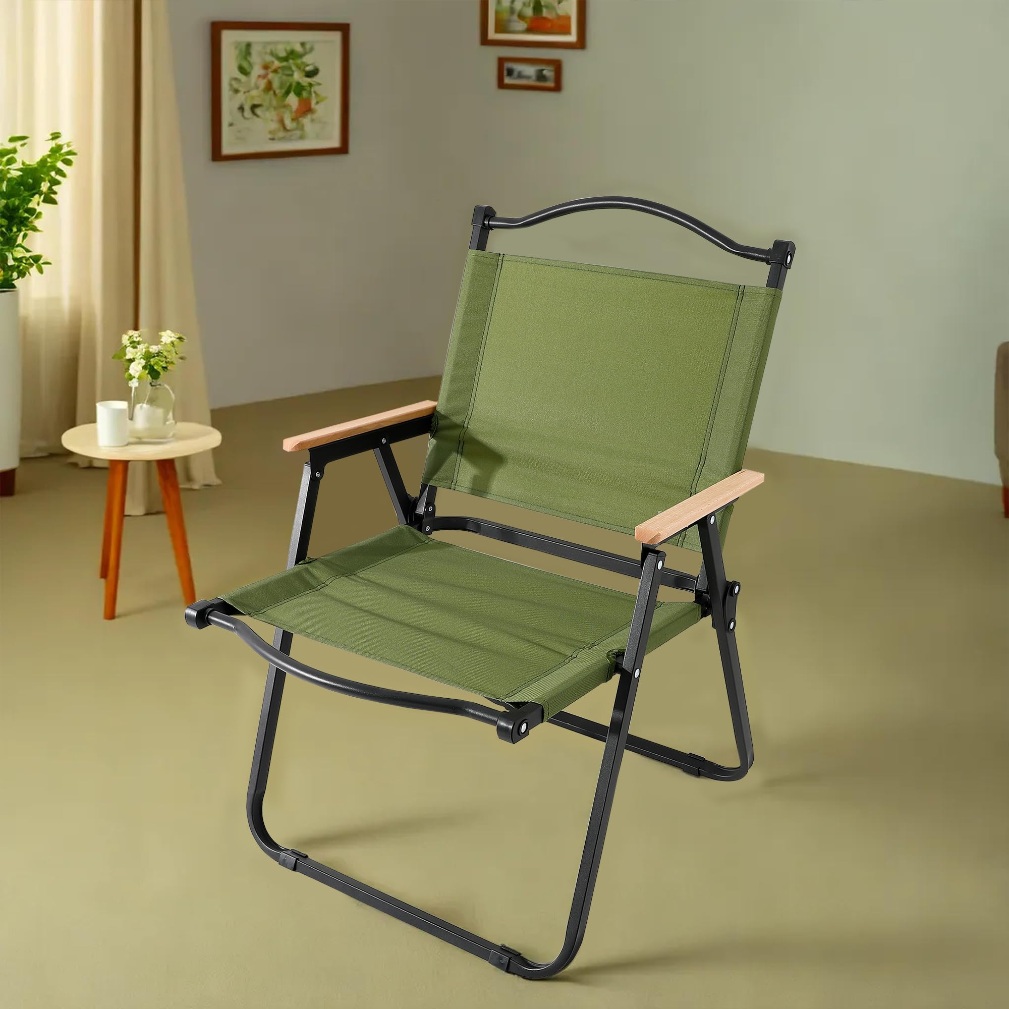 Kuber Industries Portable & Foldable Chair for Travelling