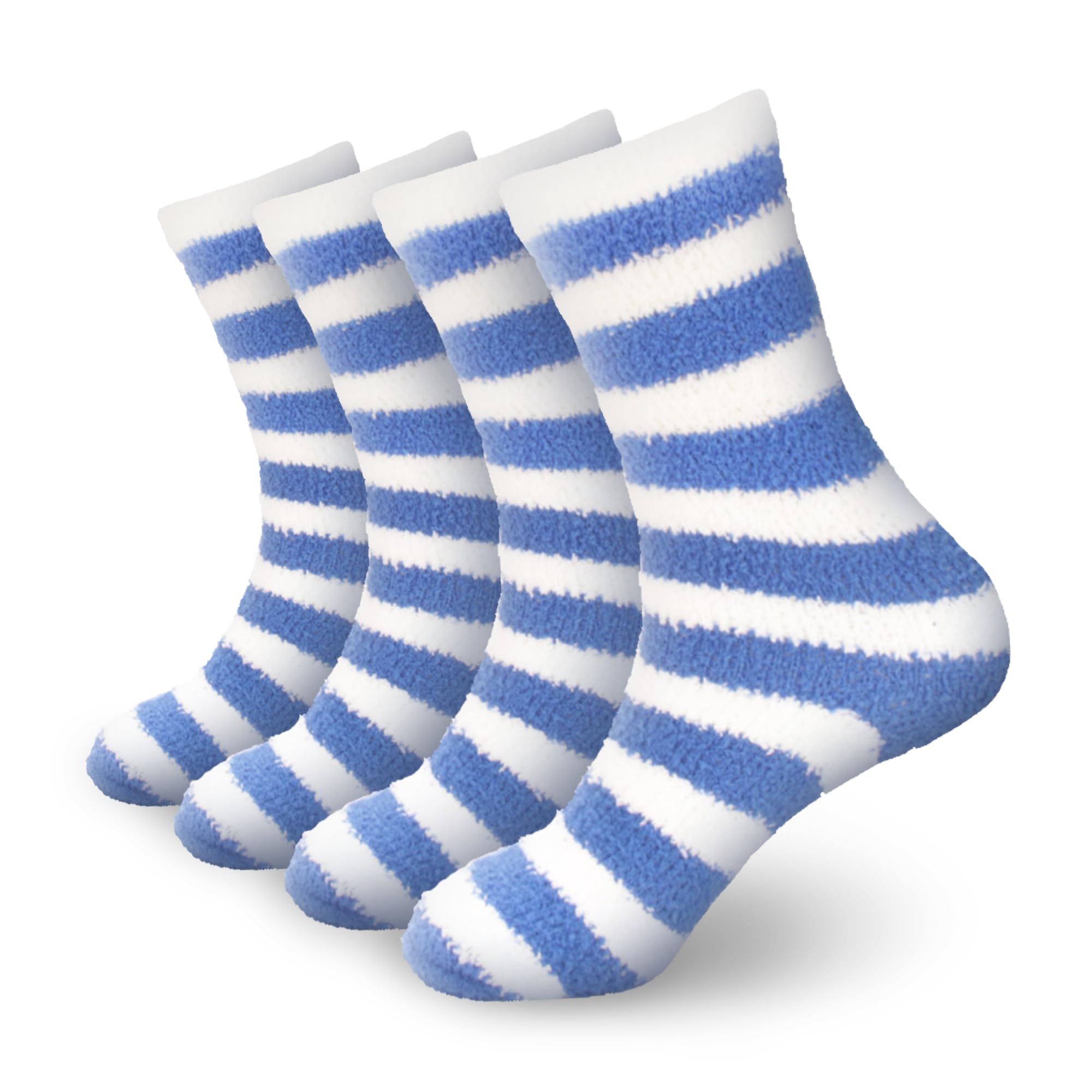 Chaussettes douces en microfibre à rayures de l'équipe BamBooMN - 8