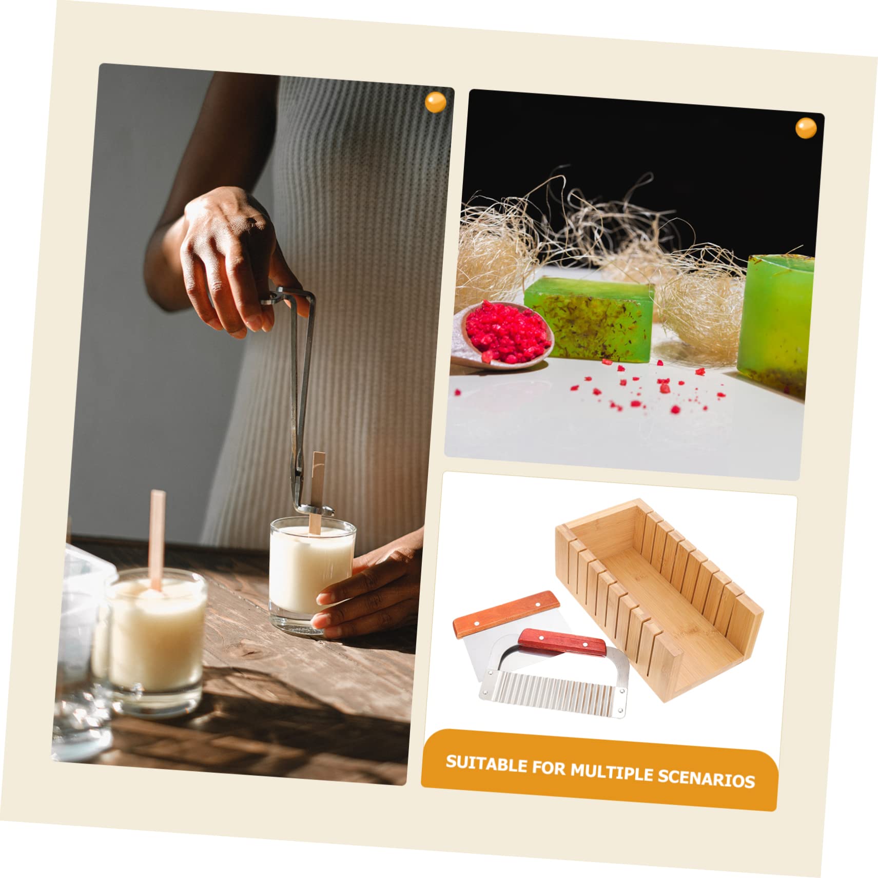 DOITOOL Cortadores De Jabón Hechos Mano Herramienta De Corte De Madera Molde Para Cortar Jabón Casero Diy Para Kit De Jabones