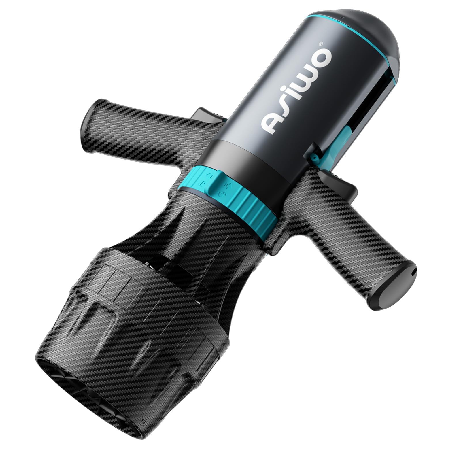 Asiwo U1 Scooter Subacqueo per Adulti e Bambini, 1100W Sea Scooter con 3 Velocità e Doppia Modalità, fino a 3 m/s, autonomia 80 minuti, profondità 50 m, ideale per Immersioni, Snorkeling, Nuoto e SUP