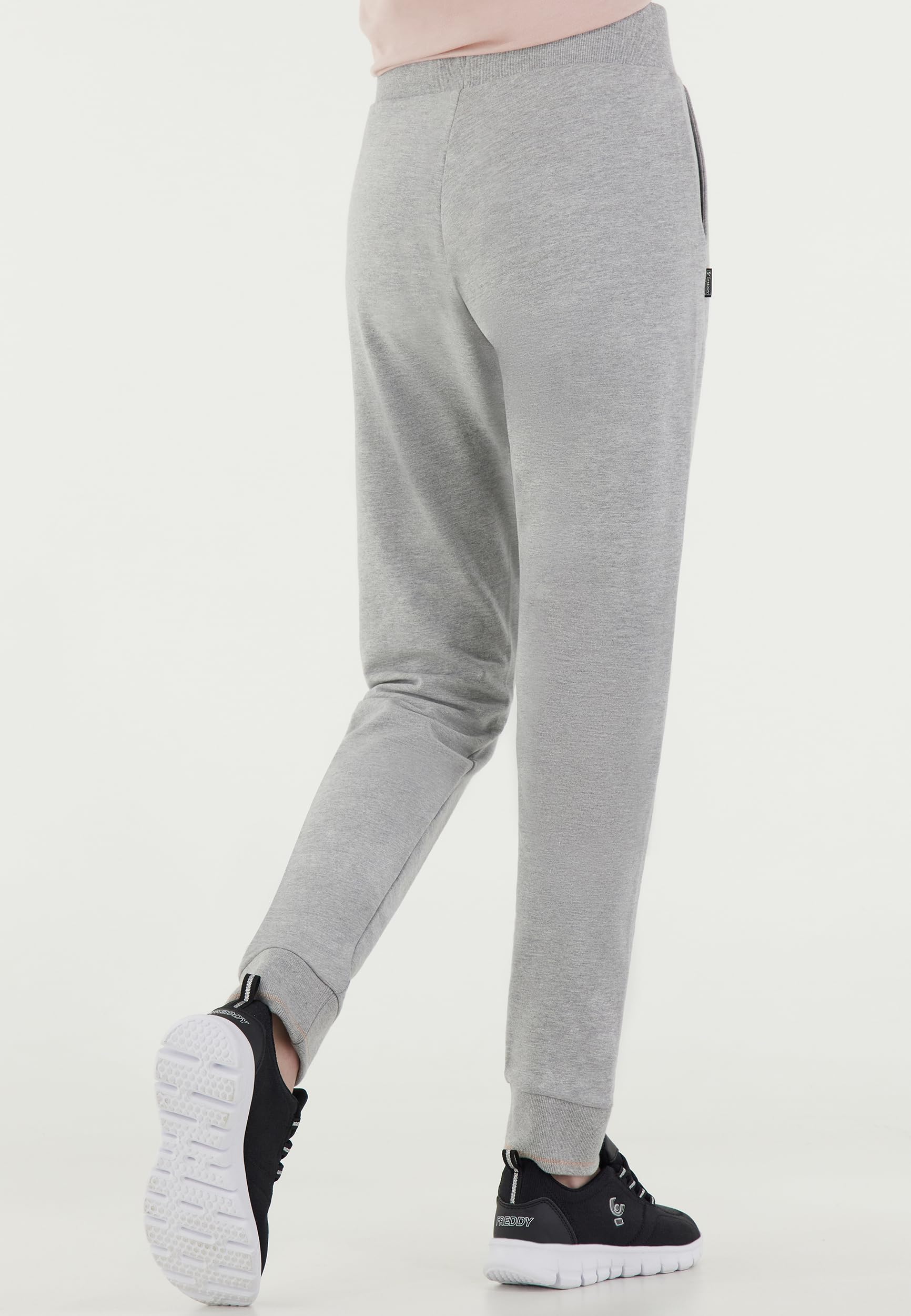 FREDDY - Sporthose, grau gemischt, mit verstellbarer Schnürung und Kupferdetails
