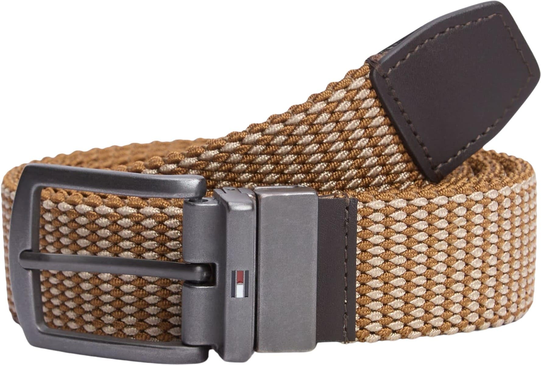 Tommy Hilfiger Denton Elastic Rev Am0am14574 Cinturón Adj/Rev Hombre (Pack de 1)