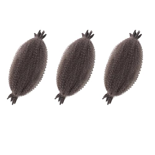 kaluli Marley Twist - Cabello trenzado de color 4 de 10 pulgadas, 3 paquetes de primavera cubano para rastas sintéticas, trenzas de caja de mariposa