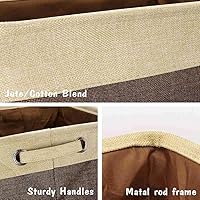 Vista 3 de Cesta plegable de almacenamiento de juguetes para perros con nombre personalizado, el mejor perro Cavalier King Charles Spaniel Pup, caja de Marrón