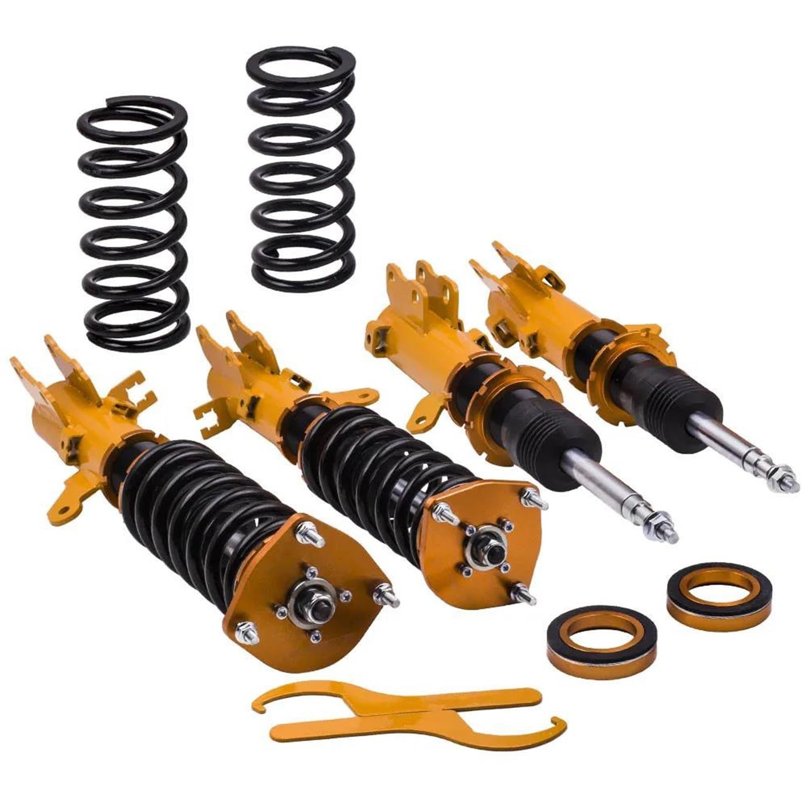 Sospensioni pneumatiche auto Kit Sospensioni Coilovers Per Hyundai Per Coupé Per Tiburon 1.6 CVVT 2.7 2.0 GLS Adj. Abbassamento Dei Montanti Dell'ammortizzatore In Altezza Ammortizzatori