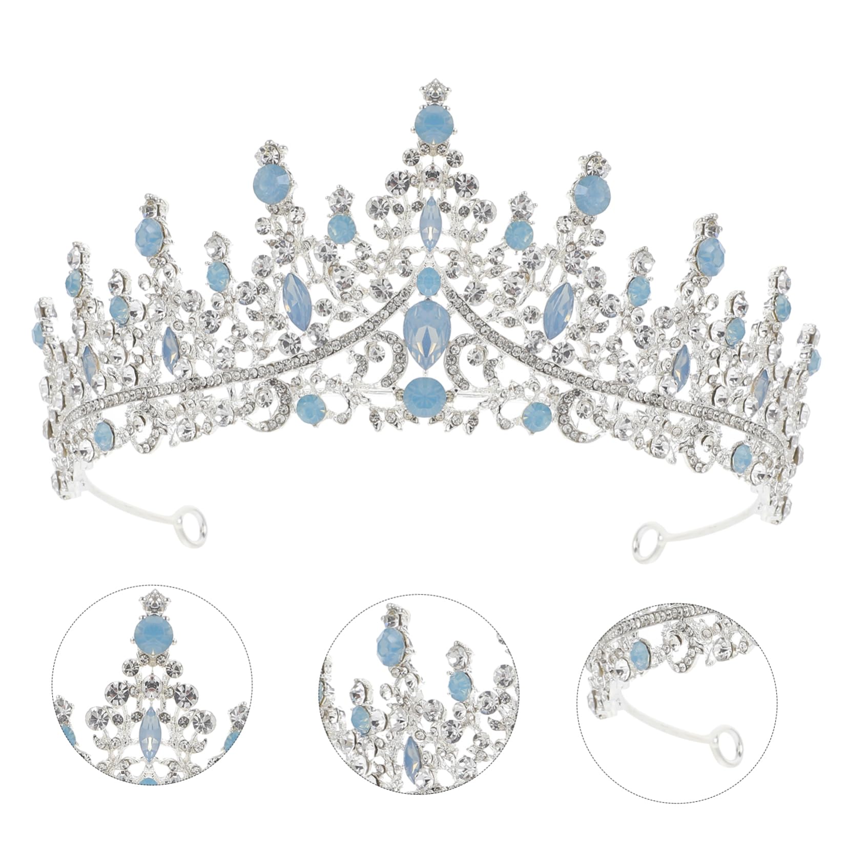Di Sposa Tiara Nuziale in Stile Barocco Fascia Per Copricapo Per Matrimoni e Feste