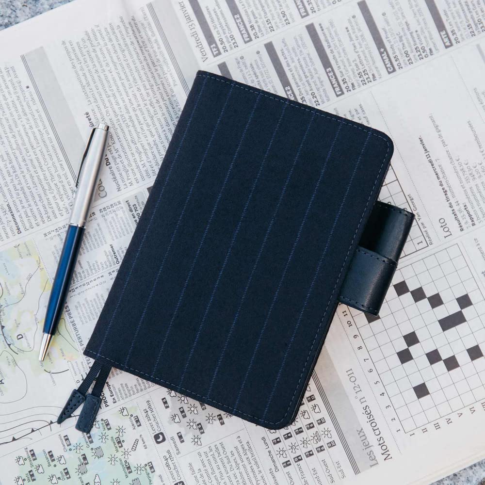 Hobonichi Original (A6) Size Notebook Cover, Gentle Stripe      Unknown Binding – Organizer