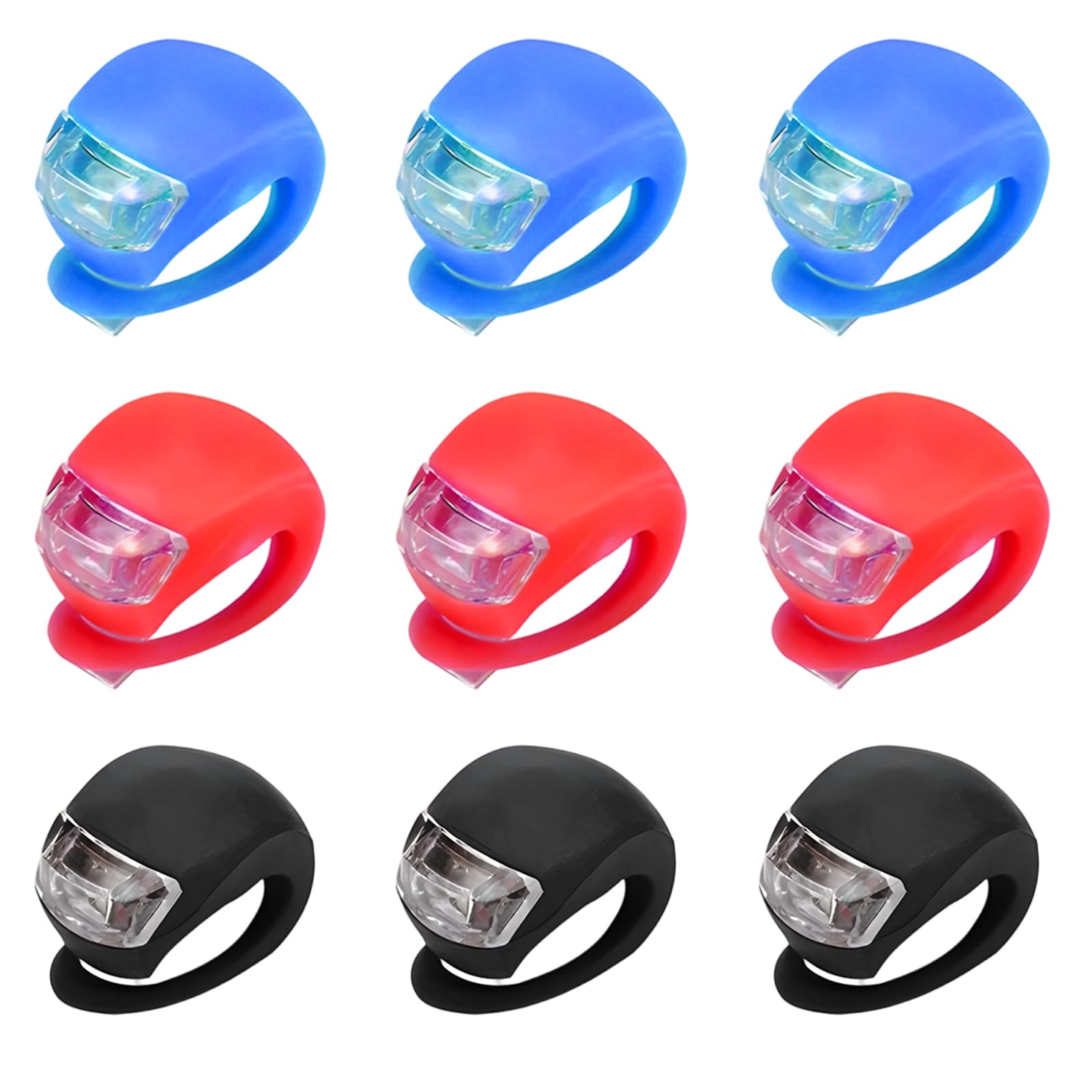 9PCS Cycling Accessories, Bike Accessories Kids, Kids Bike Accessories Lights for Bicycle Scooter Night Riding