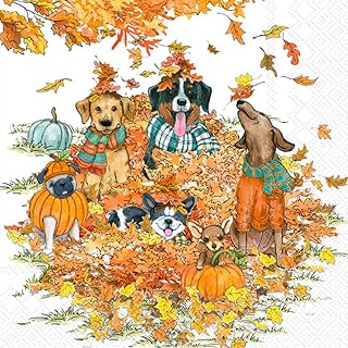 30+ Charming Vintage Ceramic Dog Decor Ideas 75 IHR Ideal Home Range Cocktail Napkins Disposable 3-Ply Paper Party Napki...