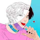 KPOP Idol - Boys Band Coloring Book