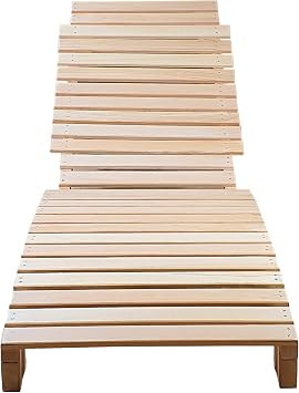 Bysay AhŞap Katlanabİlİr Yatar Şezlong 3 Kademe Plaj YataĞi Mİnder Dahİl (naturel - YeŞİl)