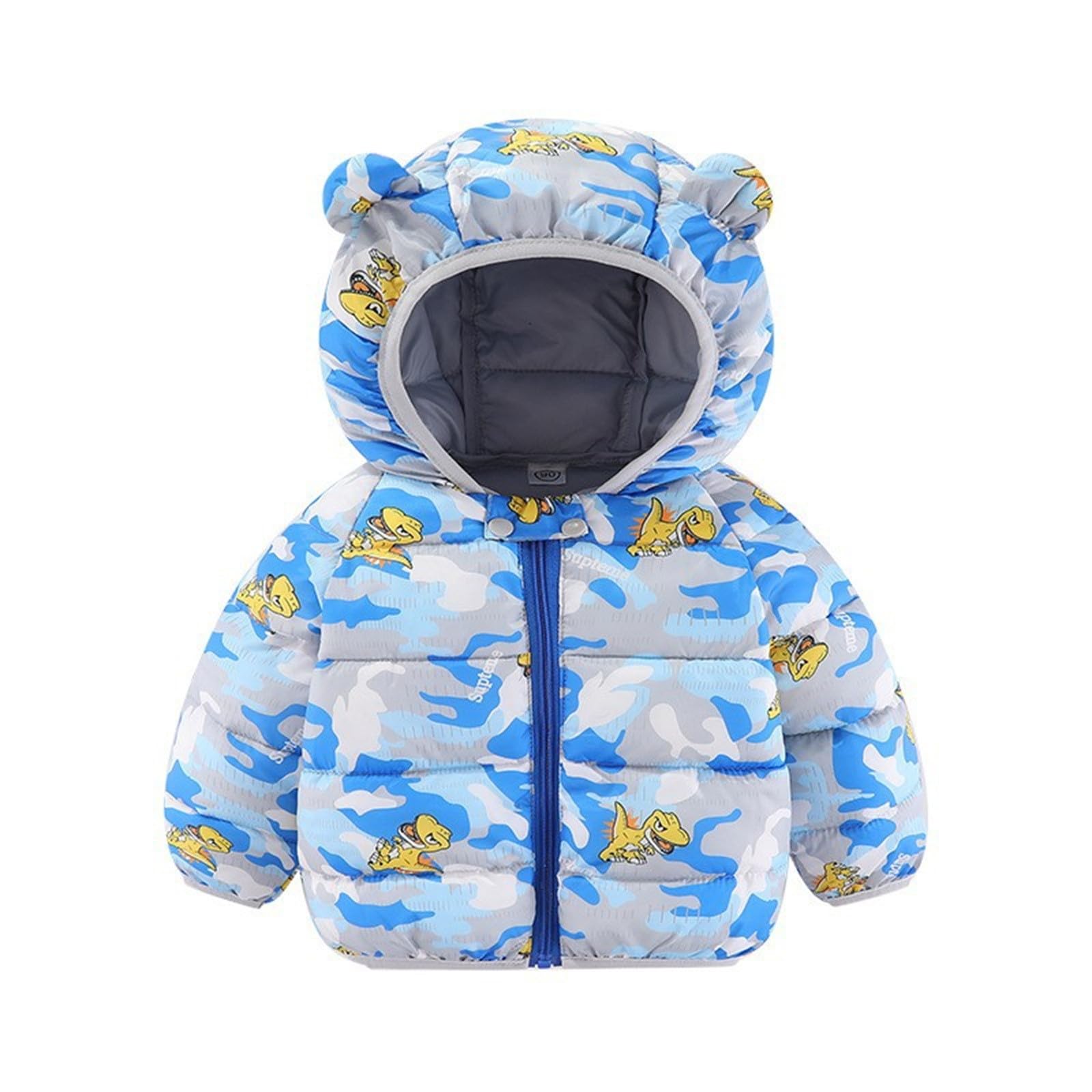 Generictoddler Girls Boys Down Jacket Baby Down Coat Hoods Warm