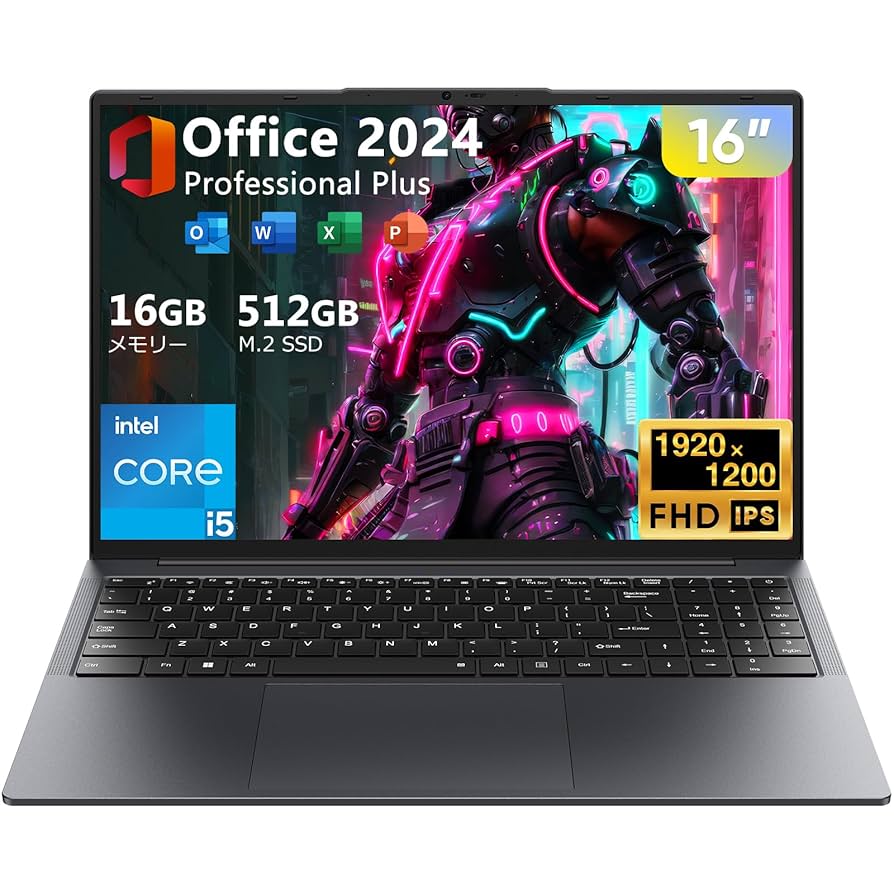 Eyy Core i5 ノートパソコン Office 2024 搭載 16.0型 Amazon.co.jp: Eyy ノートパソコン Office 2024 搭載 16.0型