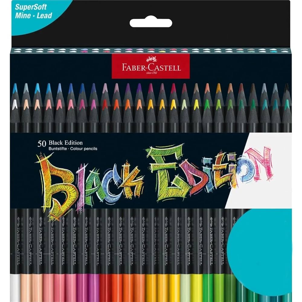 Amazon | Faber-Castell カラーリングペンシル ブラック