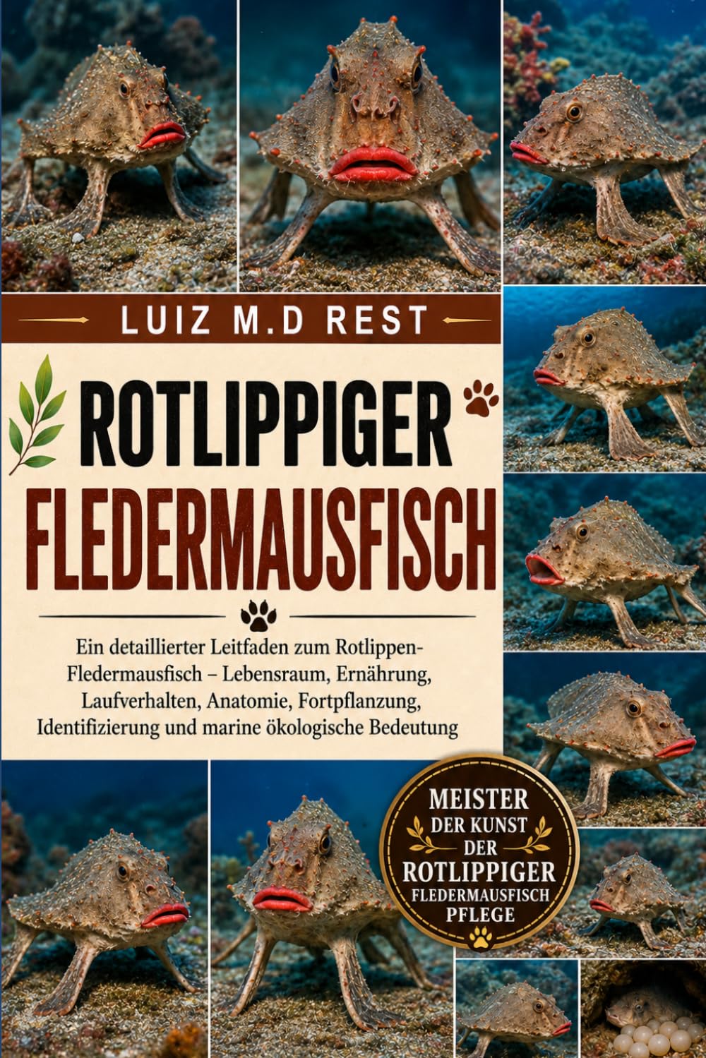 ROTLIPPIGER FLEDERMAUSFISCH: Ein detaillierter Leitfaden zum Rotlippen-Fledermausfisch – Lebensraum, Ernährung, Laufverhalten, Anatomie, Fortpflanzung, Identifizierung und marine ökologische Bedeutung