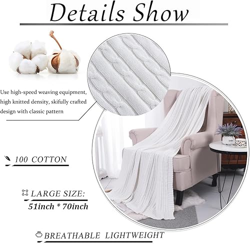 Miniatura 9 de Manta de punto trenzado para sofá, manta suave y ligera, cómoda, decorativa para el hogar, color rojo