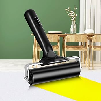 4pcs Hand Roller, Rubber Brayer Roller Flexible Uniform Printing Craft Hand Roller With Skid Resistance Handle For Painting Stamping