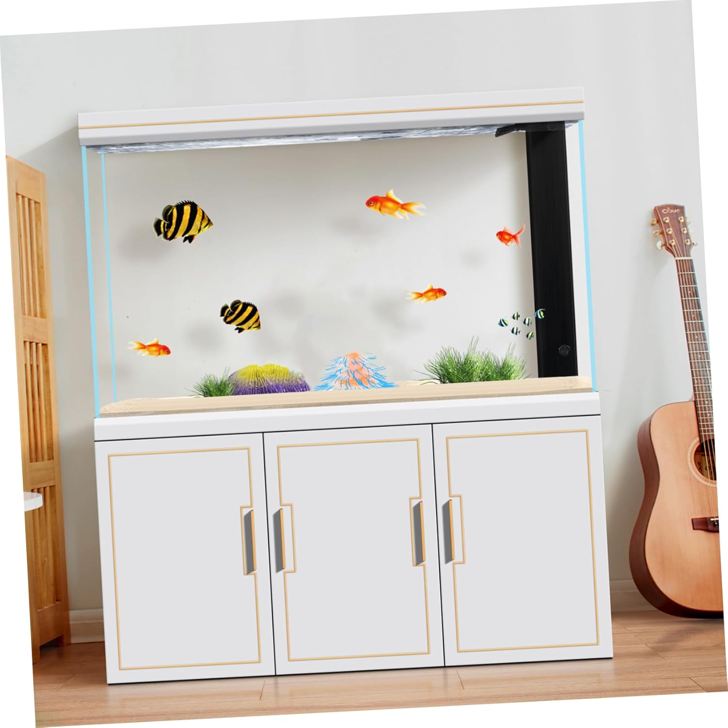 3pcs Aquarium Fluorescent Coral Aquarium Glow Plants Glowing Artificial Coral Fluorescence Coral Decor Aquarium Simulation Coral Simulation Glowing Coral Faux
