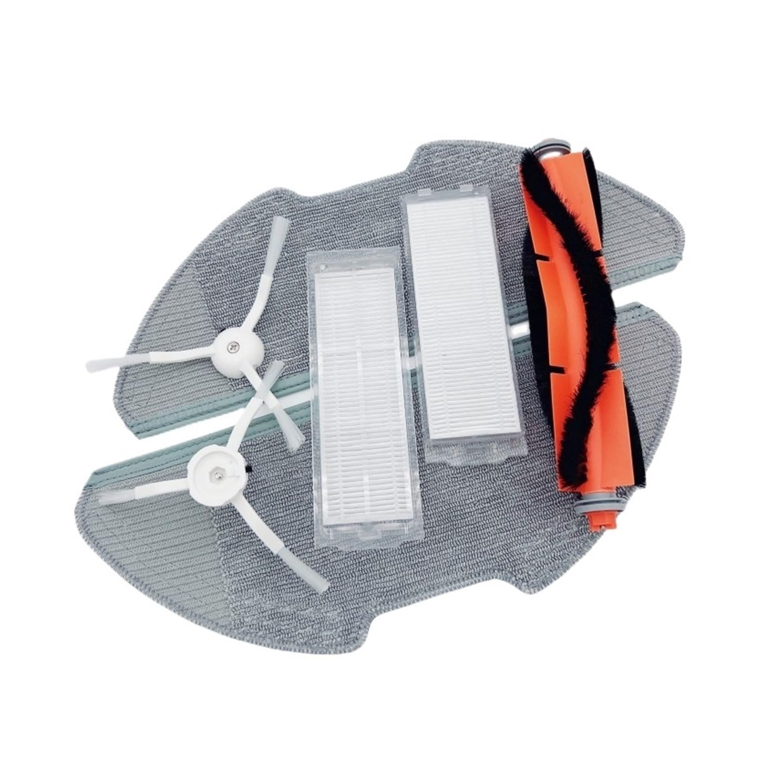Główna szczotka boczna odkurzacza, pasująca do Xiaomi, Mijia Robot Mop próżniowy 2 Pro Lite MJST1SHW MJSTL Części zamienne do tkanin szczotki próżniowe i filtr(Parts Pack 1)