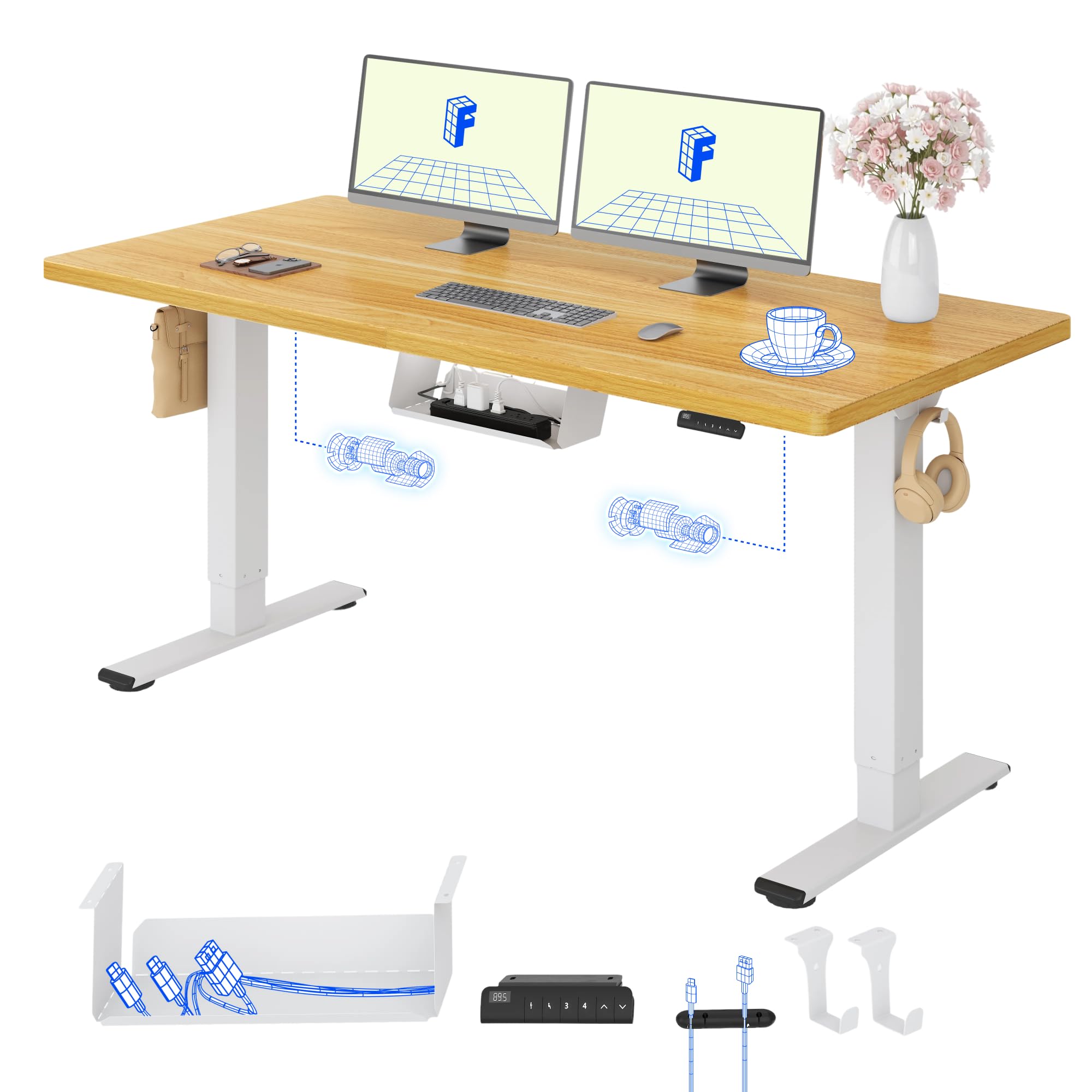 Escritorio Eléctrico FLEXISPOT: Comodidad y Seguridad Total