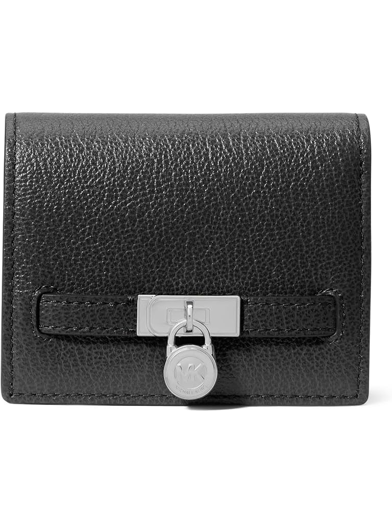 Black Michael Kors Hamilton Moderne Small Compact Wallet