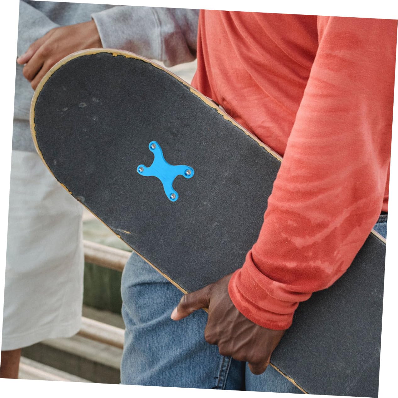 Anneome Aluminum Skateboard Bridge Support 4pcs Gasket Set for Fixing Skateboard Hardware