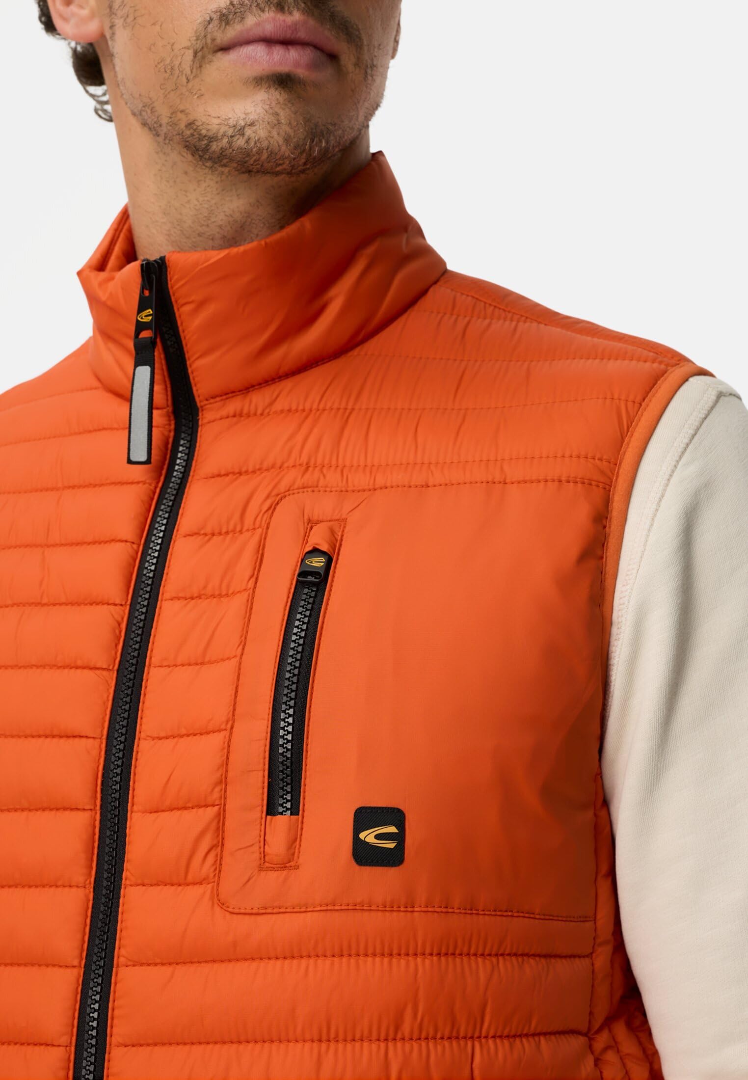 camel active Herren Weste mit wasserabweisender Funktion