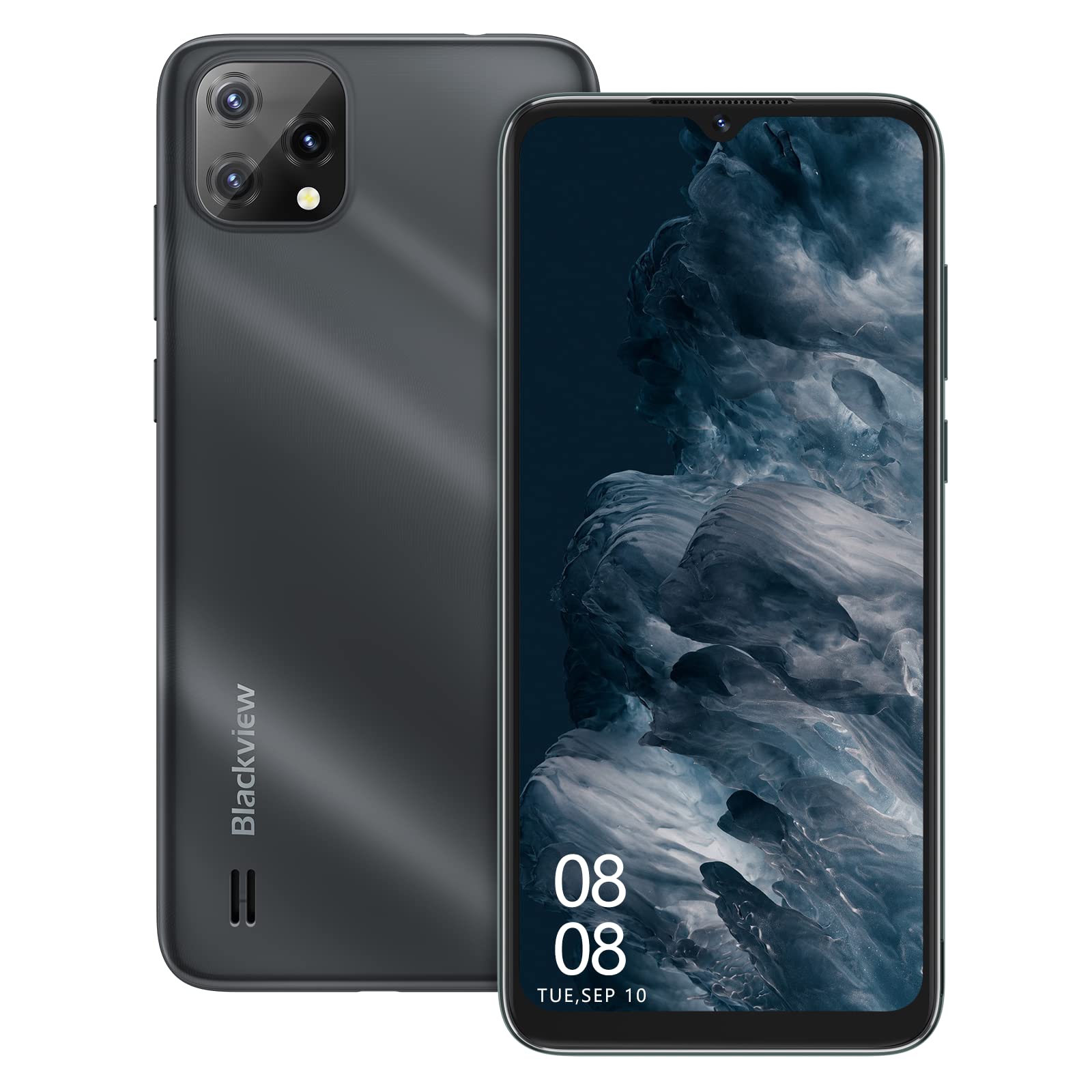 Blackview A55 Smartphone Ohne Vertrag Günstig 4G Android 11 Handy mit 6.5 Zoll HD+ Dot Drop Display und 4780mAh Akku, 2.0 GHz Processor 3GB RAM 128GB (erweitern), 8MP+5MP Kamera Dual SIM Handys, 5.0 GHz WIFI