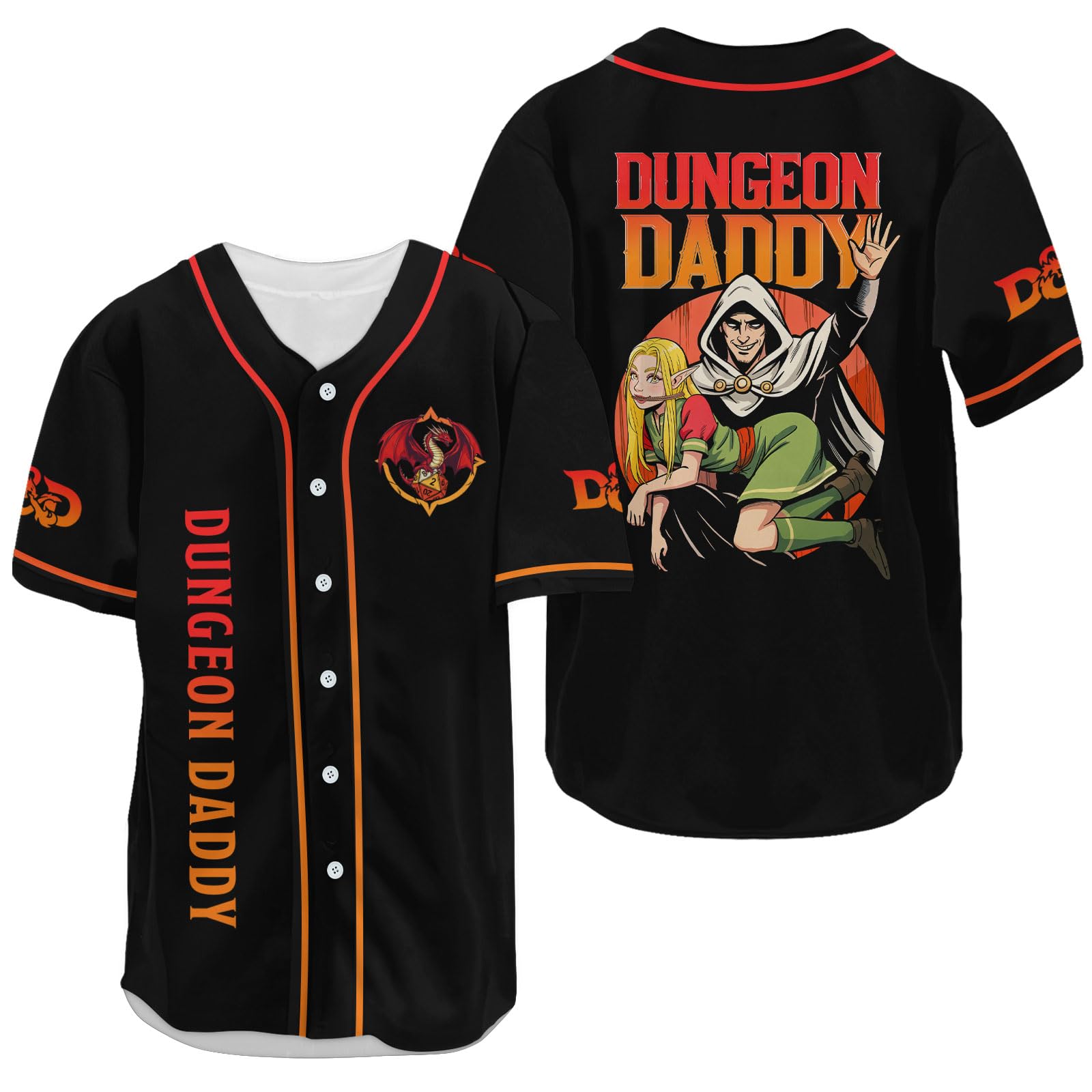99TIMORO Horror Movie Character Halloween Baseball Jersey for Men Women