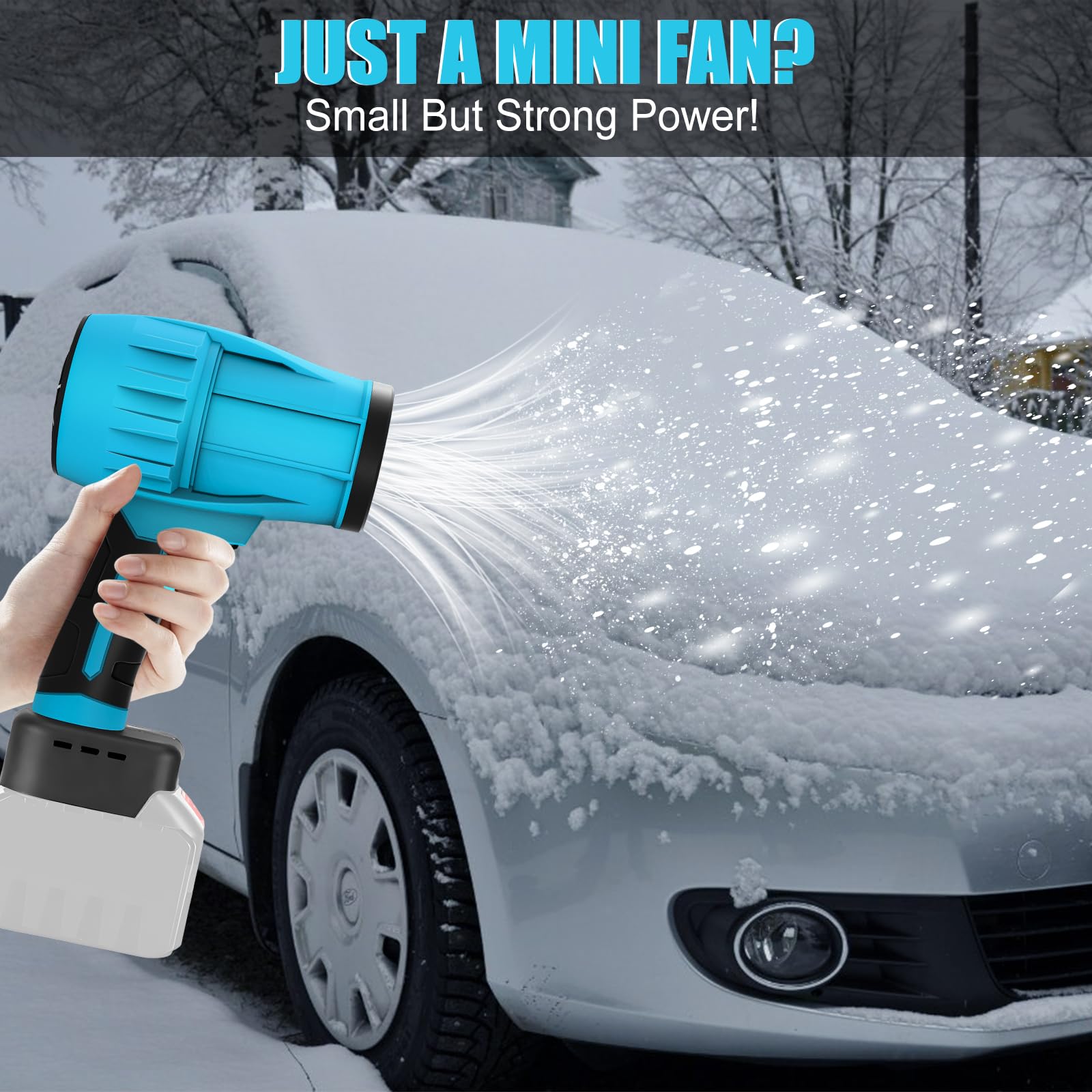 Turbo Gebläse Bürstenloser Motor Tragbarer Super-Jet-Lüfter für Garten Schneeräumung Autoreinigung