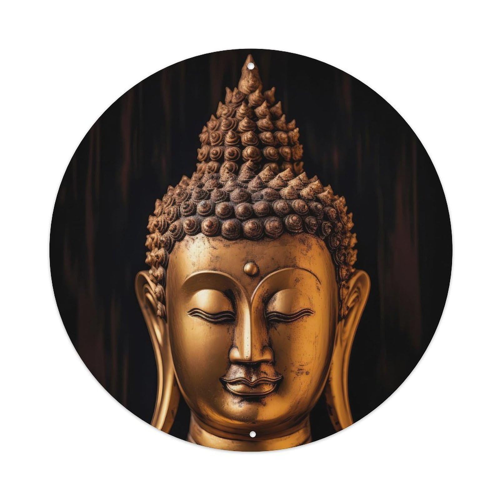 Zen Art Buddha V8 Metal Tin Sign