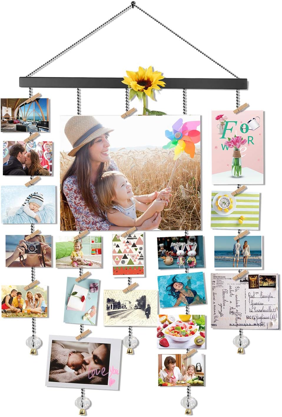 collage picture frames black